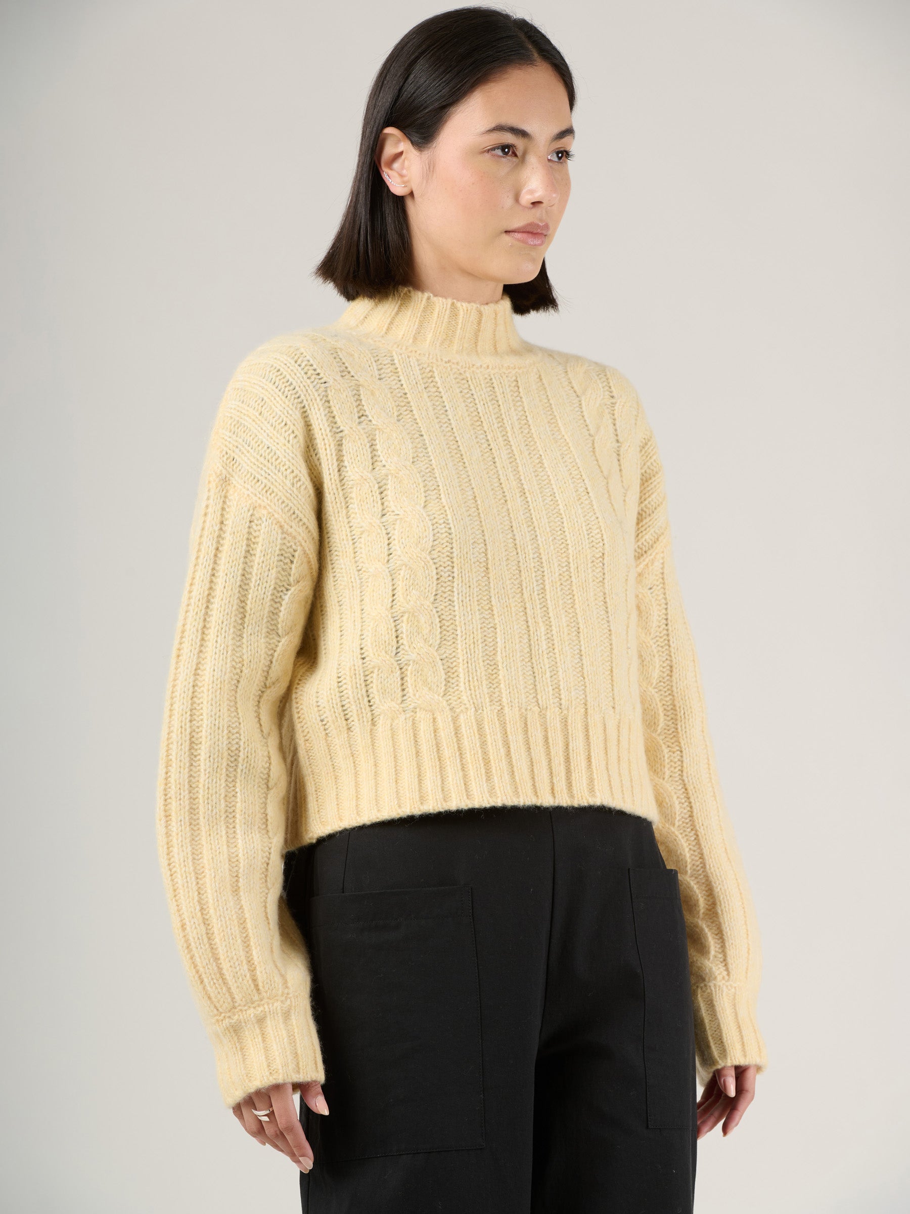 Wool Blend Chunky Faroe Sweater - Forgotten Tribes