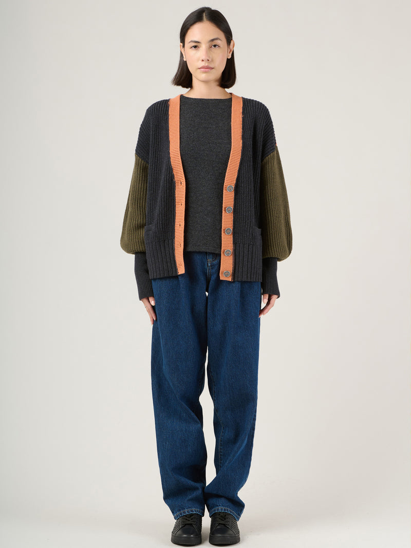 Wool Cotton Blend Nikko Cardigan - Forgotten Tribes