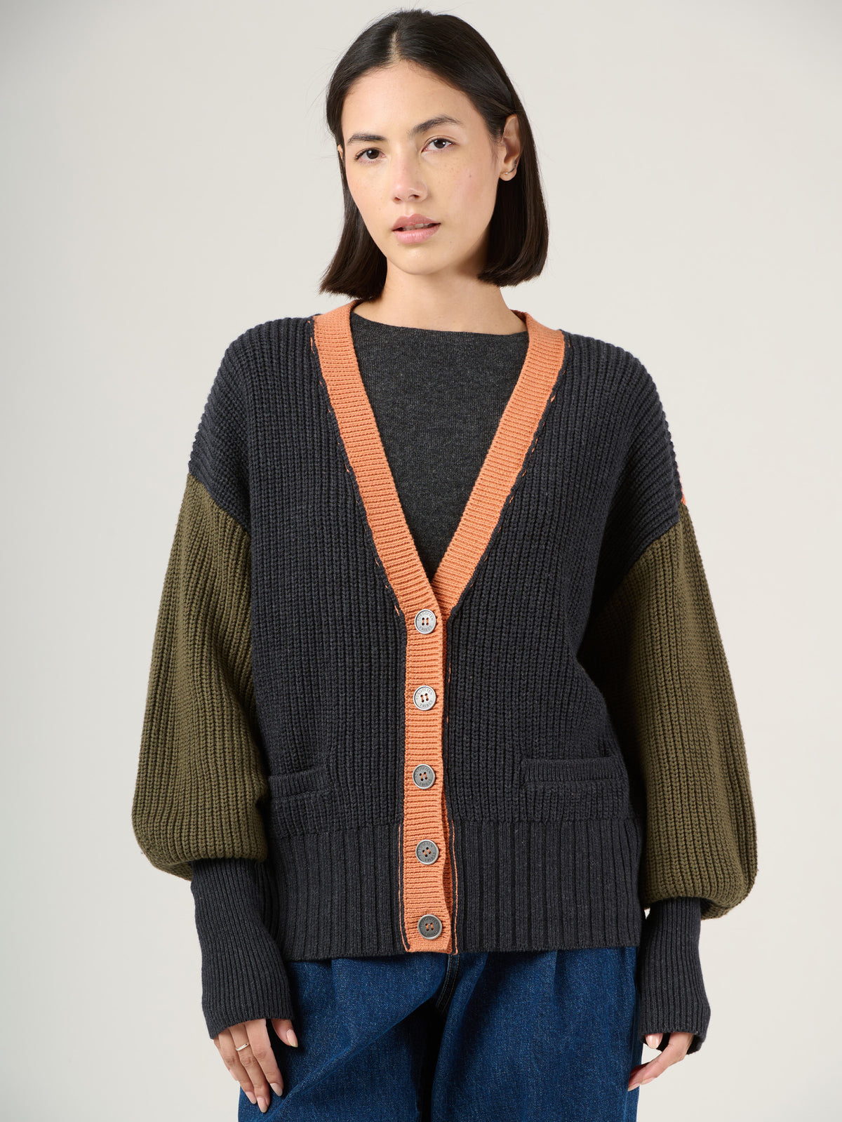 Wool Cotton Blend Nikko Cardigan - Forgotten Tribes