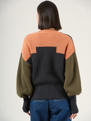 Wool Cotton Blend Nikko Cardigan - Forgotten Tribes