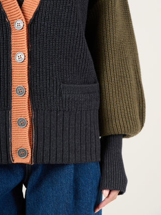 Wool Cotton Blend Nikko Cardigan - Forgotten Tribes