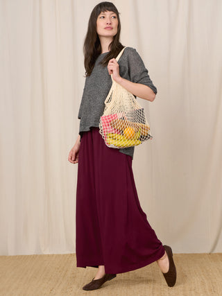 Nicobar - Viscose Cotton Wide Leg Trousers