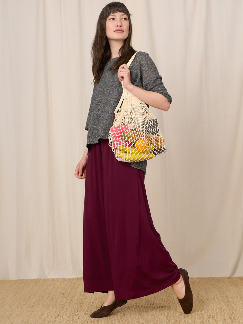Nicobar - Viscose Cotton Wide Leg Trousers - Forgotten Tribes