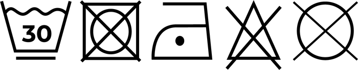 Bamboo care symbols