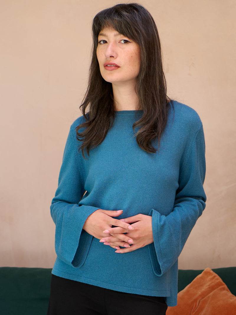 Elba - Merino Wool Bamboo Blend Sweater - Forgotten Tribes