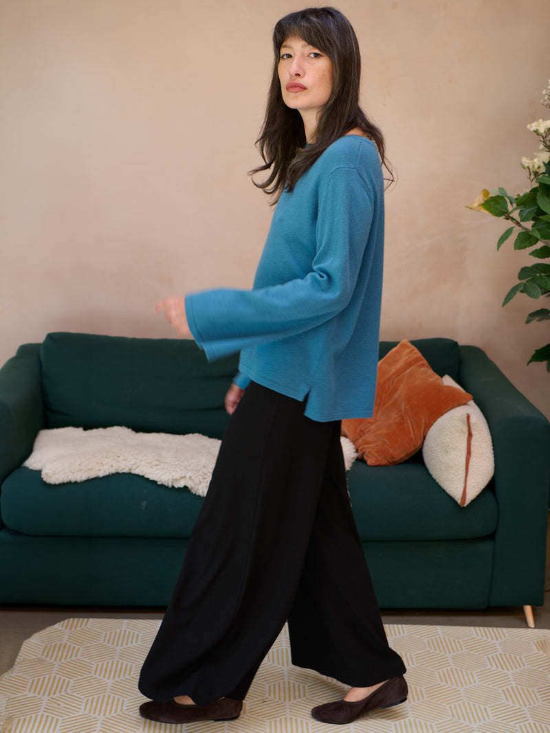 Elba - Merino Wool Bamboo Blend Sweater - Forgotten Tribes