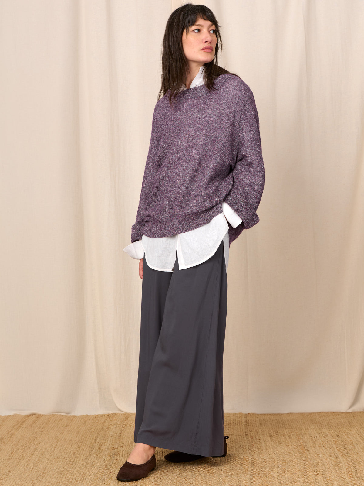 Nicobar - Viscose Cotton Wide Leg Trousers - Forgotten Tribes