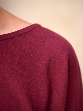 Gaya - Hemp Organic Cotton Cropped Sleeve T-Shirt