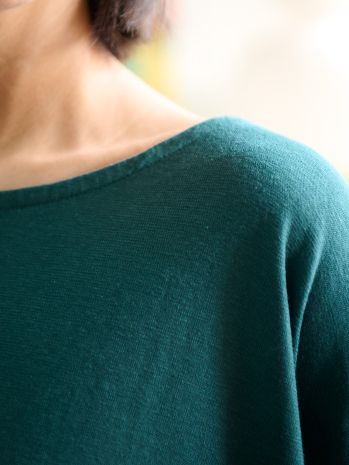 Gaya - Hemp Organic Cotton Cropped Sleeve T-Shirt