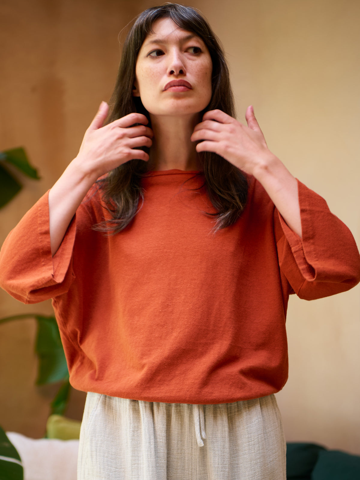Luzon - Hemp Organic Cotton Wide Sleeve T-Shirt - Forgotten Tribes
