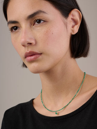 Green Onyx Mini Beads Choker - Forgotten Tribes