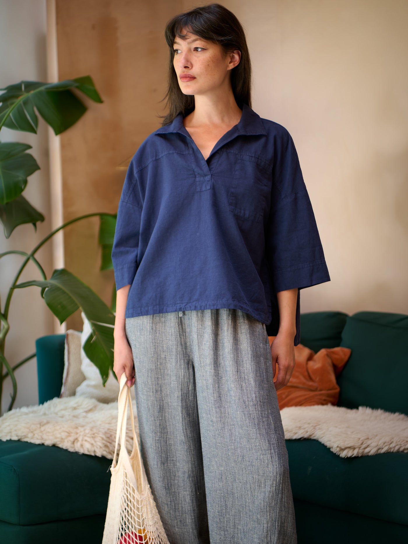 Sotra - Hemp Organic Cotton Half Sleeve Shirt - Forgotten Tribes