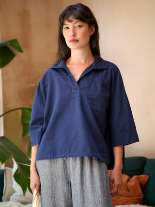 Sotra - Hemp Organic Cotton Half Sleeve Shirt