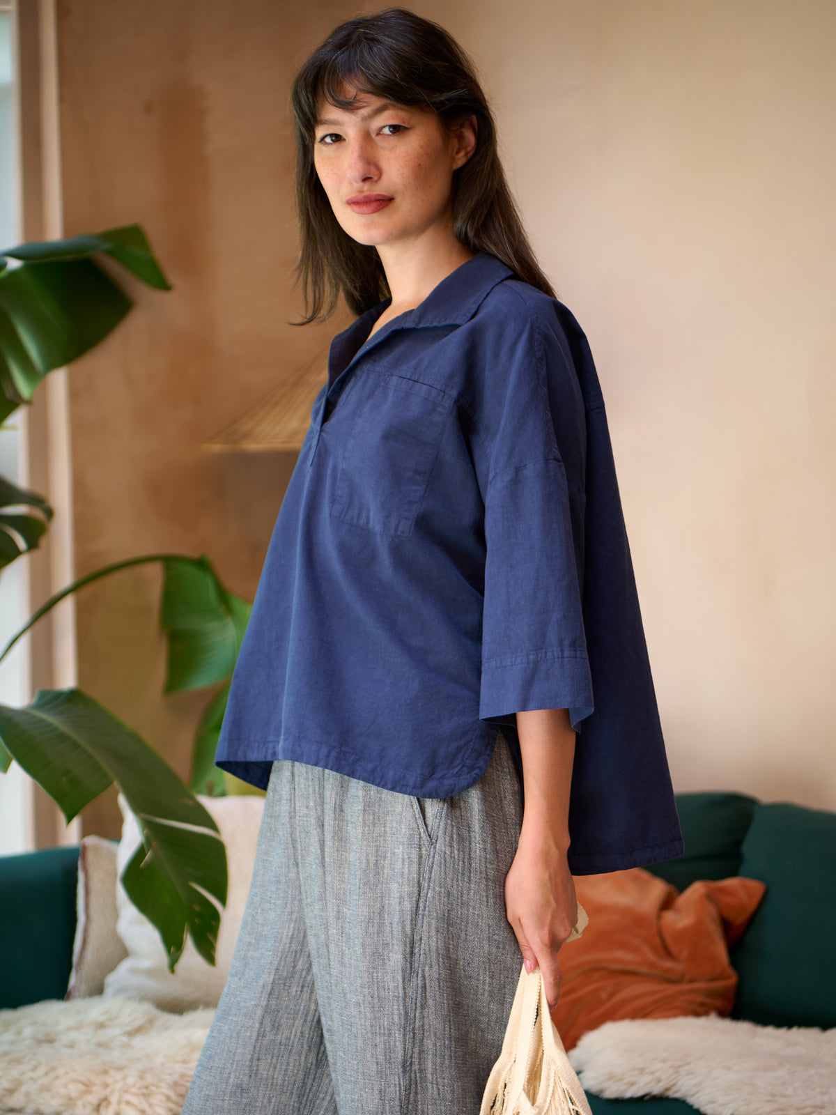 Sotra - Hemp Organic Cotton Half Sleeve Shirt - Forgotten Tribes