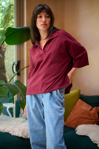 Sotra - Hemp Organic Cotton Half Sleeve Shirt