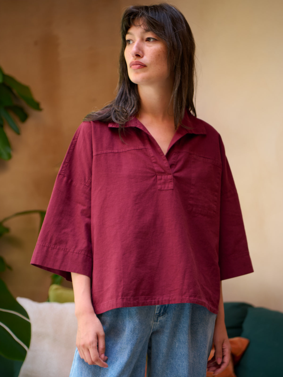 Sotra - Hemp Organic Cotton Half Sleeve Shirt - Forgotten Tribes
