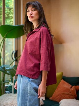 Sotra - Hemp Organic Cotton Half Sleeve Shirt