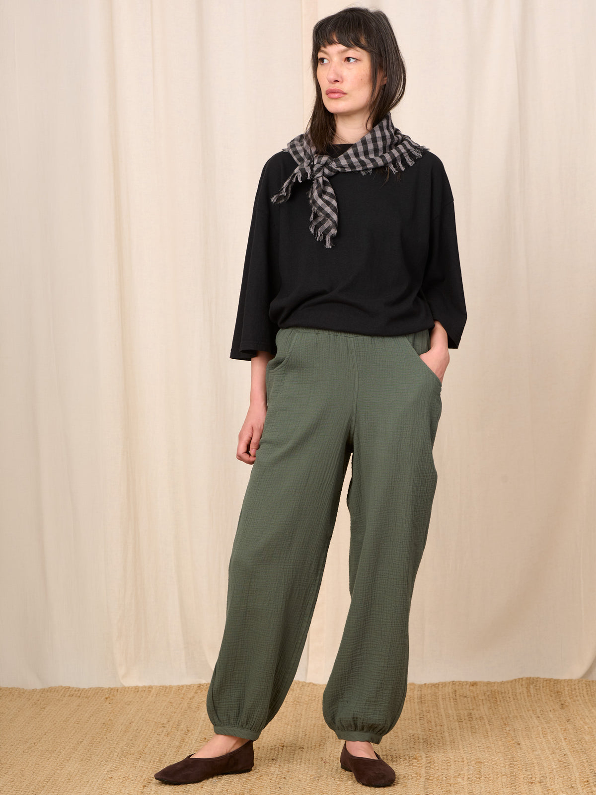 Tokara - Cotton Gauze Harem Trousers - Forgotten Tribes
