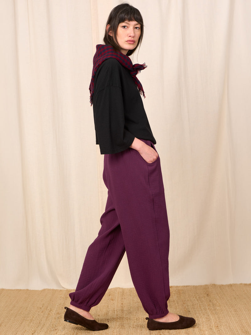 Tokara - Cotton Gauze Harem Trousers - Forgotten Tribes