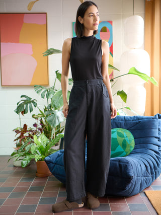 Awaji - Hemp Organic Cotton Wide Leg Trousers