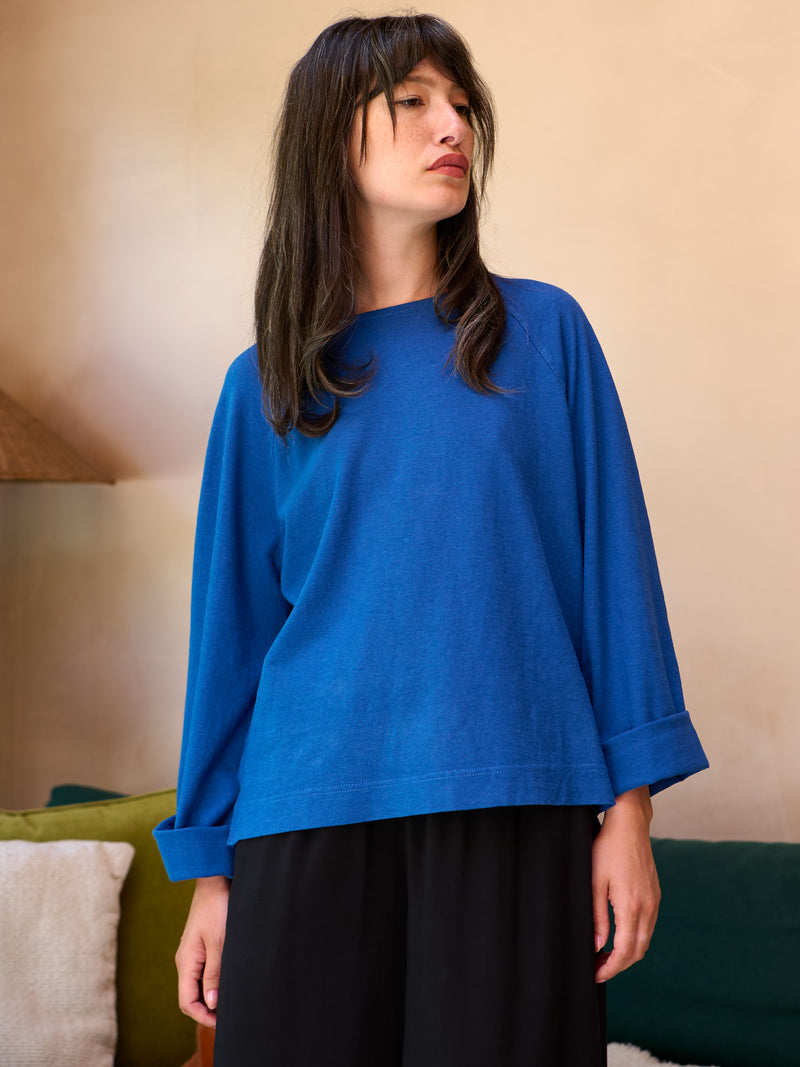 Yasai 2 - Hemp Organic Cotton Raglan Wide Sleeve T-shirt - Forgotten Tribes