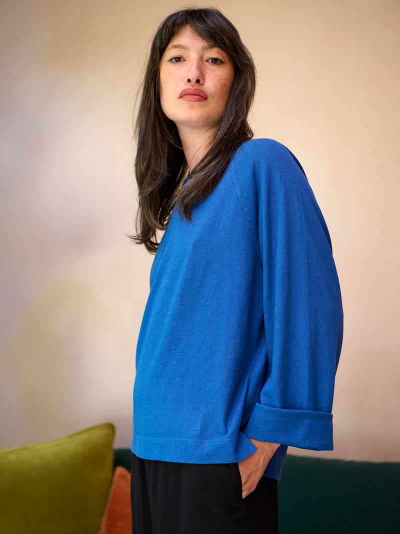 Yasai 2 - Hemp Organic Cotton Raglan Wide Sleeve T-shirt - Forgotten Tribes