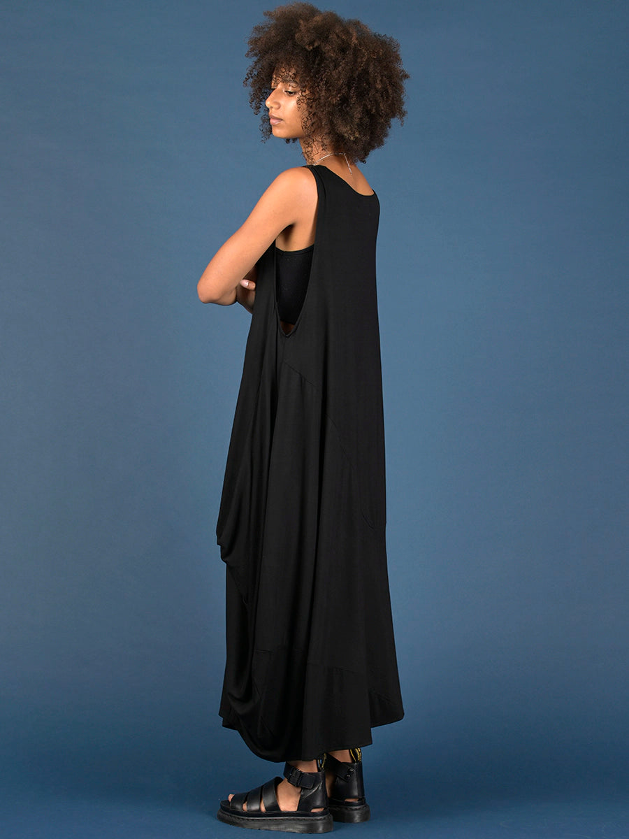 Fluid Voluminous Sleeveless Dress - Forgotten Tribes