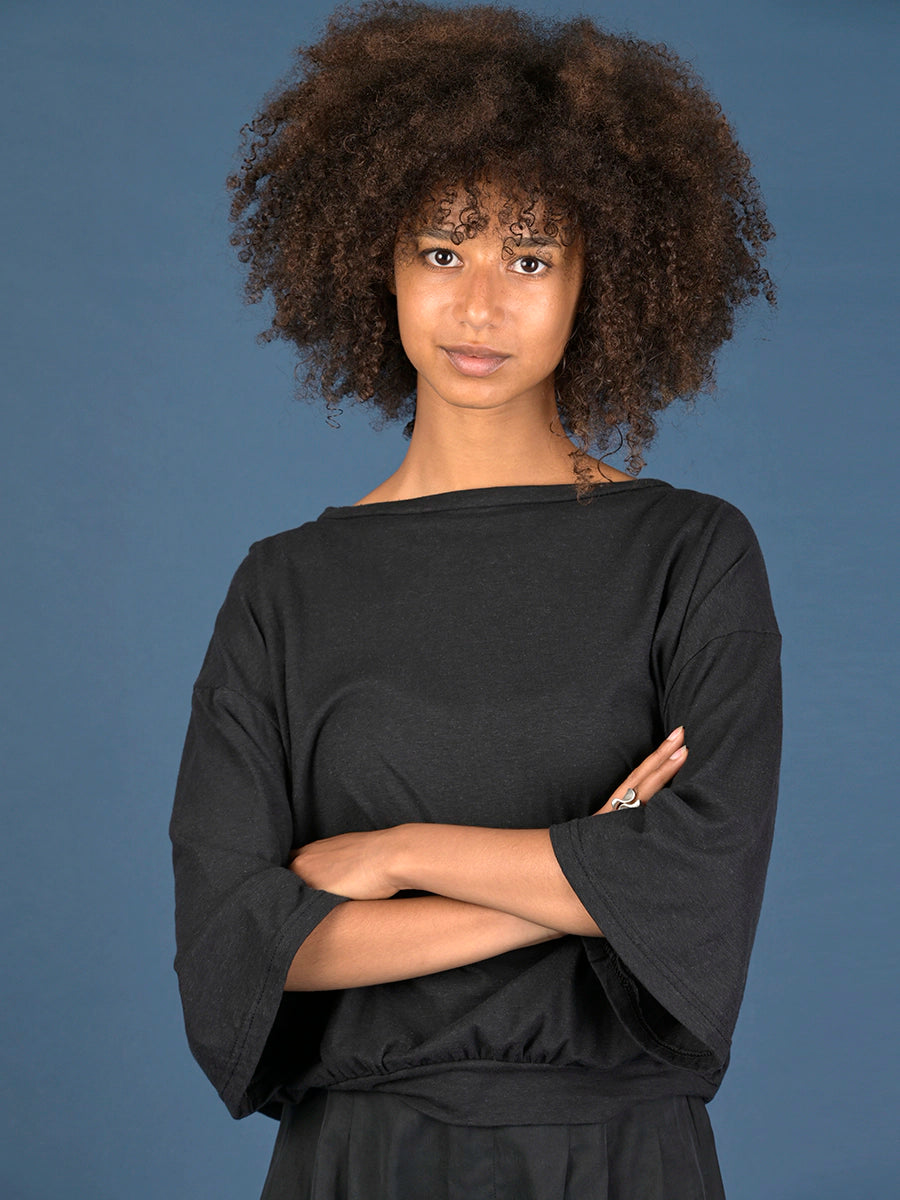 Hemp Organic Cotton Wide Sleeve T-Shirt - Forgotten Tribes