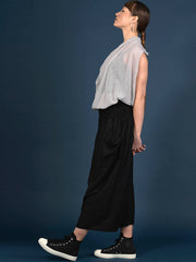 Plain Colour Harem Pants - Wide Leg Cropped - Forgotten Tribes