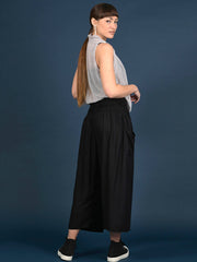 Plain Colour Harem Pants - Wide Leg Cropped - Forgotten Tribes