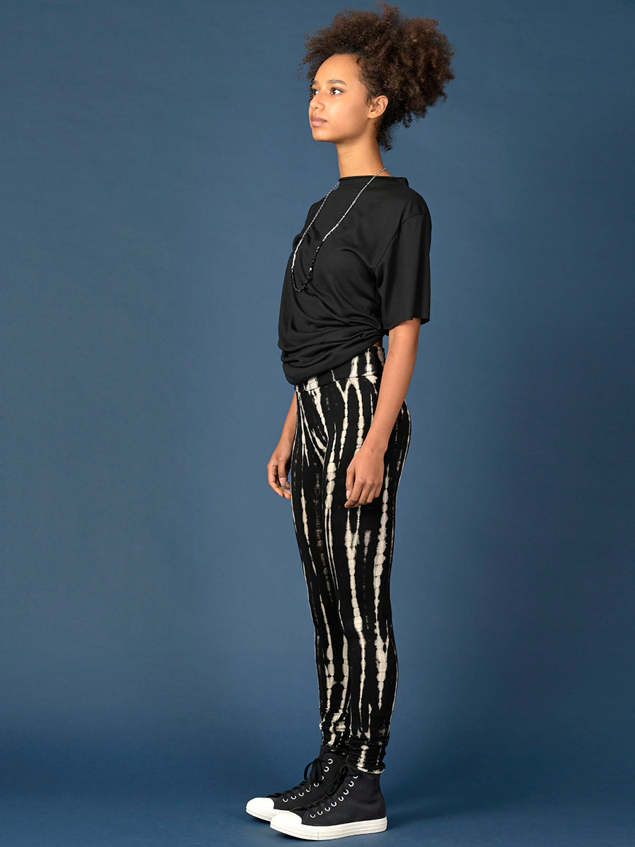 Tie Dye Leggings - Black - Style 3 - Forgotten Tribes