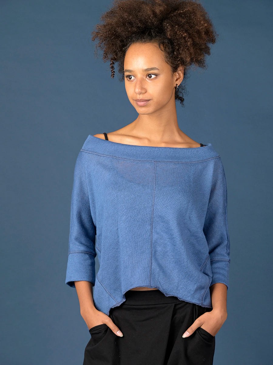 Boat Neck Cropped Top - Forgotten Tribes
