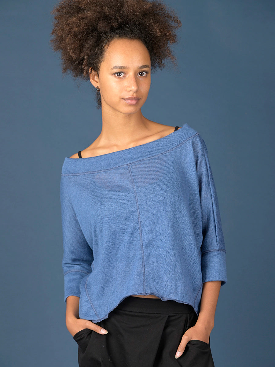 Boat Neck Cropped Top - Forgotten Tribes