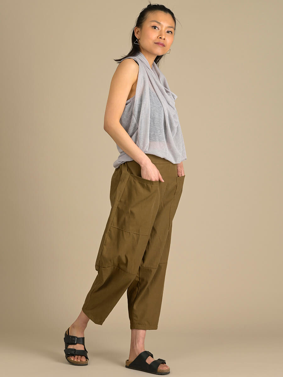 Tapered Trousers with Patch Pockets - Forgotten Tribes